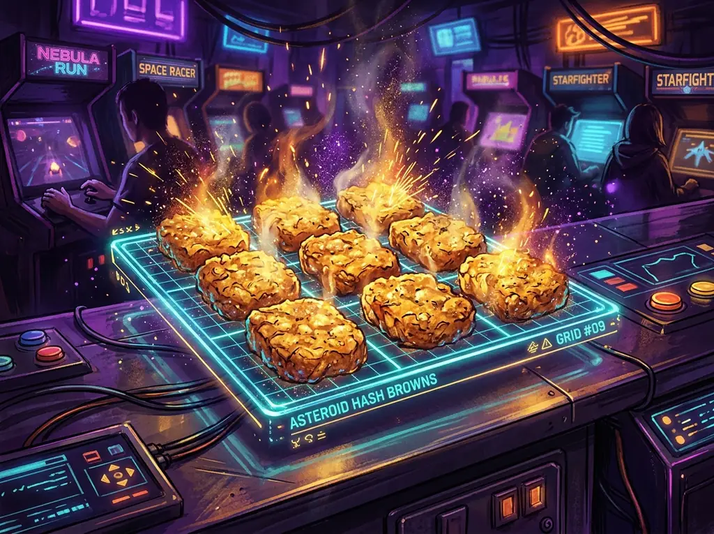 Asteroid Hash Browns Game