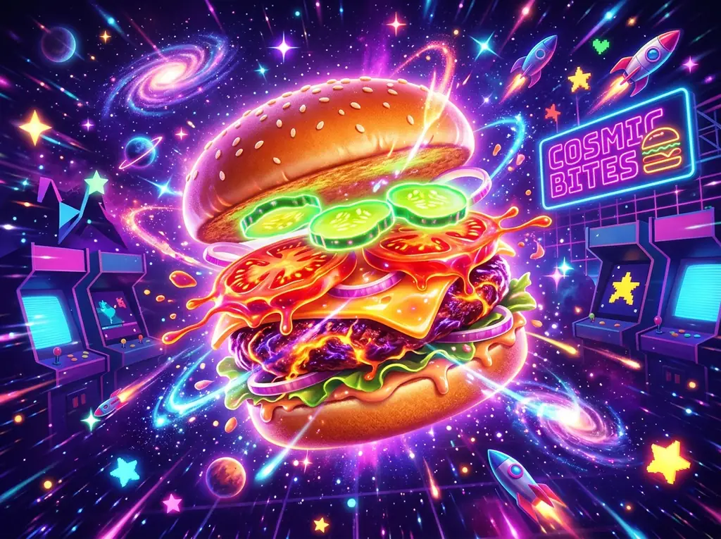 Comet Burger Cascade Game